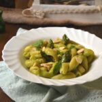 Gemelli alla crema di asparagi e mandorle tostate2, La Gustosa Idea