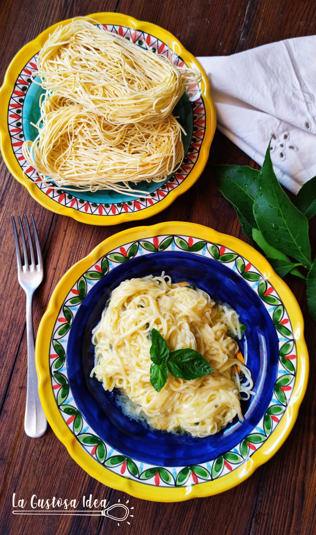 Tagliolini al limone La Gustosa Idea Primo piatto gustosa