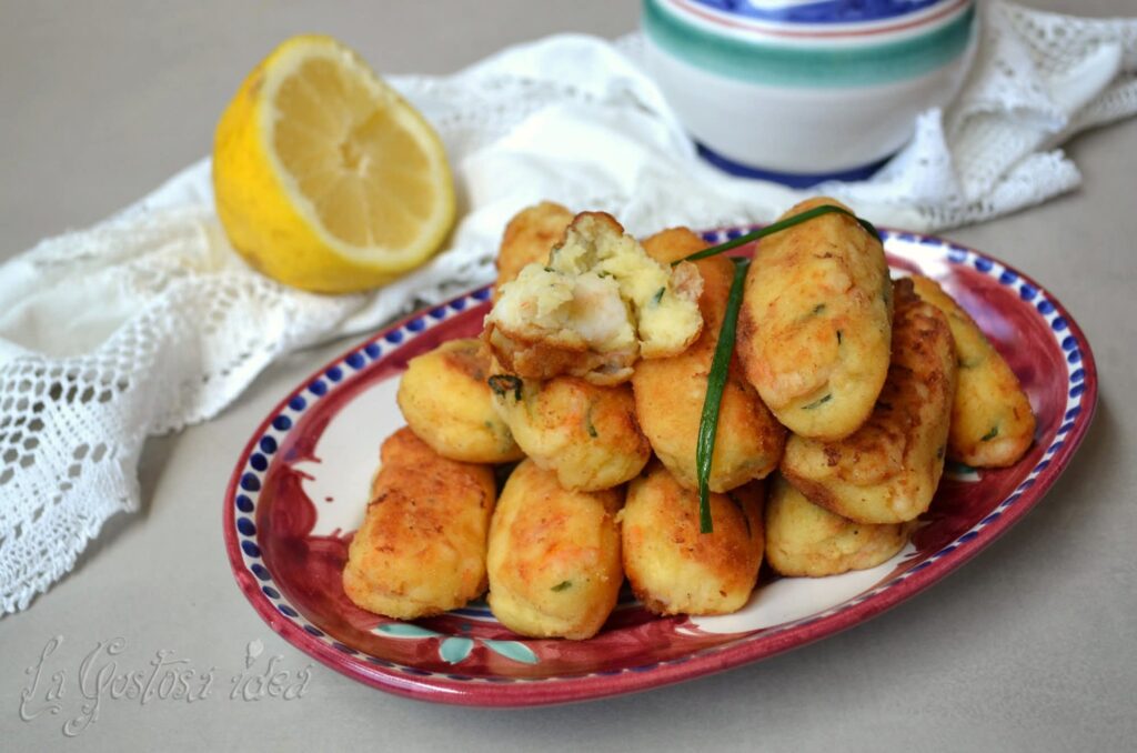 Crocchette di patate con prosciutto cotto e provola, La Gustosa Idea